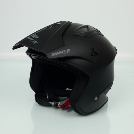 Casque Swaps Trooper S769 noir mat pour moto trial quad Taille M
