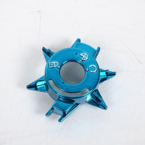 Capuchon de neiman en plastique bleu anodisé pour scooter Peugeot (1/2)