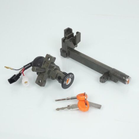 Kit Serratura P2R Per MBK 50 Booster NG 1995-2002 – Neiman 5 Fili, Serratura Sella E 2 Chiavi, Distanza Fissaggio 50mm