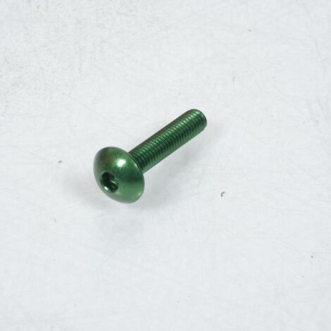 Vis Dôme large M6 pas 100 30mm Vert 3AS Racing pour moto (1/2)