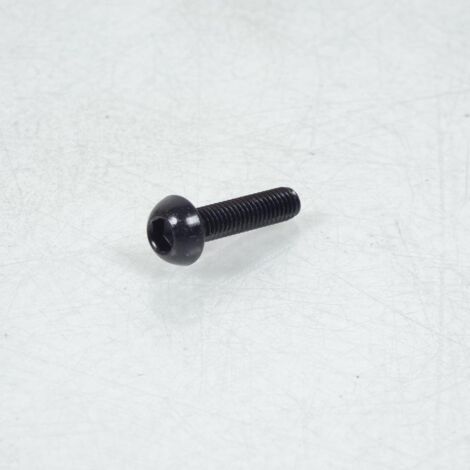 Vis Dôme BTR 5mm M6 pas 100 25mm annodisé Noir 3AS Racing pour (1/2)