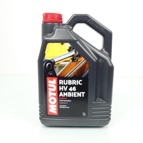 Huile fluide hydraulique Motul Rubric HV 46 Ambient 5L pour TP