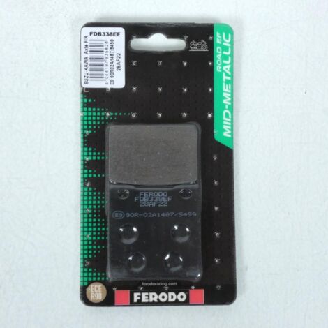 Plaquette de frein Ferodo pour Moto Suzuki 750 Gsx F 1989 à 2006