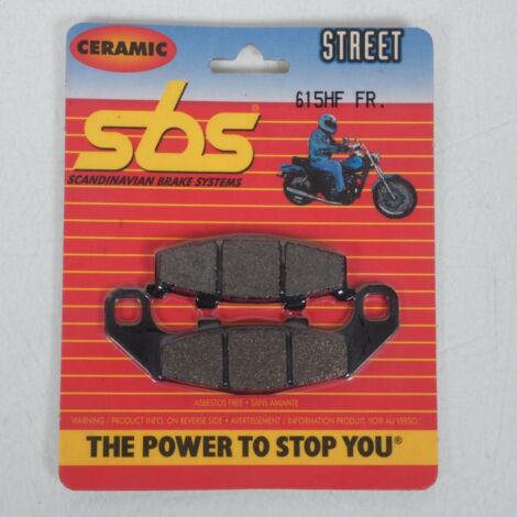 Plaquette de frein SBS pour Moto Suzuki 250 RGV 1991 à 1996 615HF (1/2)