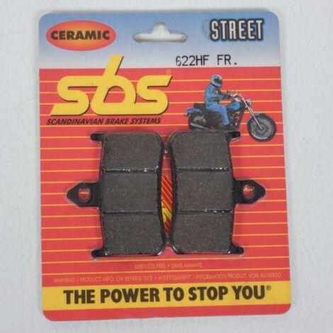 Plaquette de frein SBS pour Moto Honda 250 NSR 1988 à 1997 AV / (1/2)