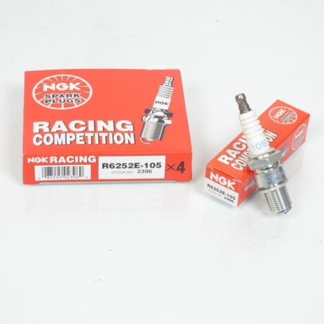 Bougie d'allumage NGK pour Auto R6252E-105 / 2396 / Par 4 Neuf