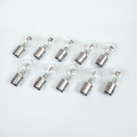 Boite 10 ampoule lampe Bilux 12V puissance 35/35W culot BA20d