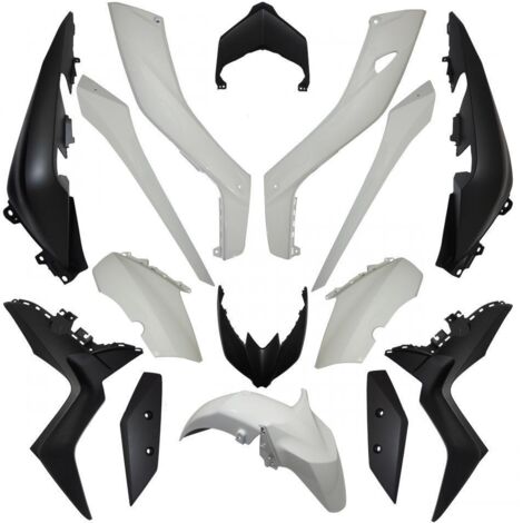 Carénage pour scooter Yamaha 125 X-Max Après 2018 15 pièce blanc (1/3)