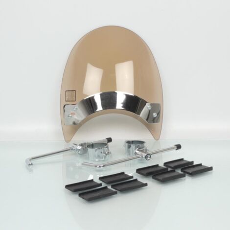 Bulle et saut de vent Puig Roadster fumé marron clair pour moto (1/4)