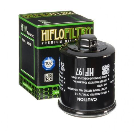 Filtre à huile Hiflofiltro pour Quad PGO 150 X-Rider HF197 Neuf (1/5)