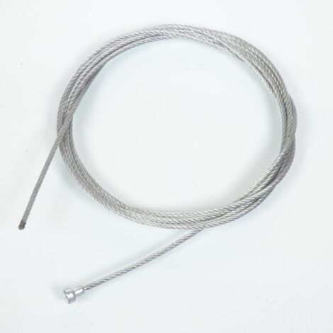 Câble frein haute qualité souple 49 fils 1.80m tête 6x8.5mm pour (1/2)