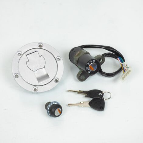 Kit serrure Teknix pour moto Derbi 50 GPR Avant 2003 neiman (1/5)