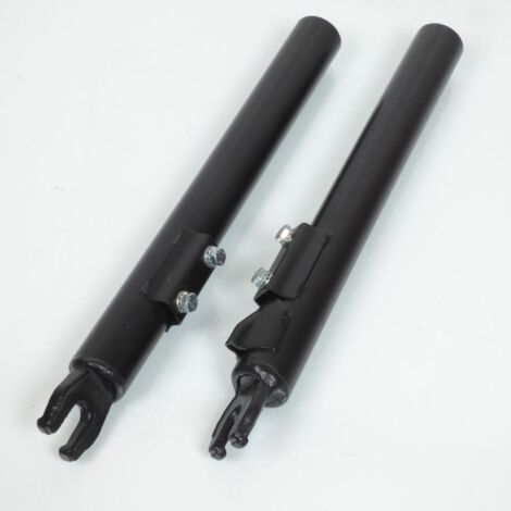 Fourreau de fourche noir pour mobylette Peugeot 103 fixation (1/4)