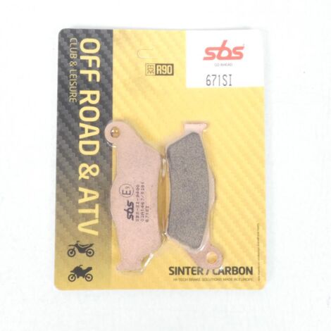 Plaquette de frein SBS pour Moto KTM 400 EXC 2010 à 2011 AV Neuf (1/2)