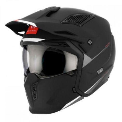 Casque pour moto trial mentonnière amovible MT Helmets