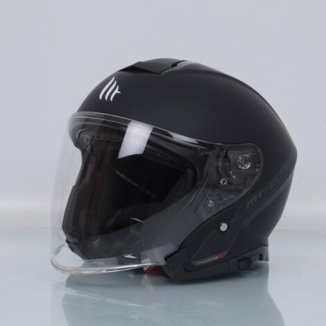 Casque jet MT Helmets Thunder 3 SV noir mat homme femme Taille M