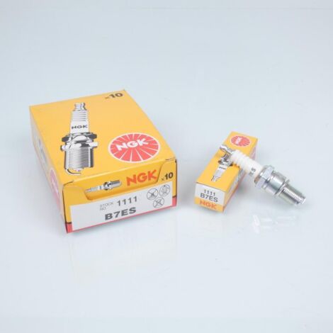 Boîte de 10 bougie d'allumage NGK B7ES / 1111 pour moto scooter