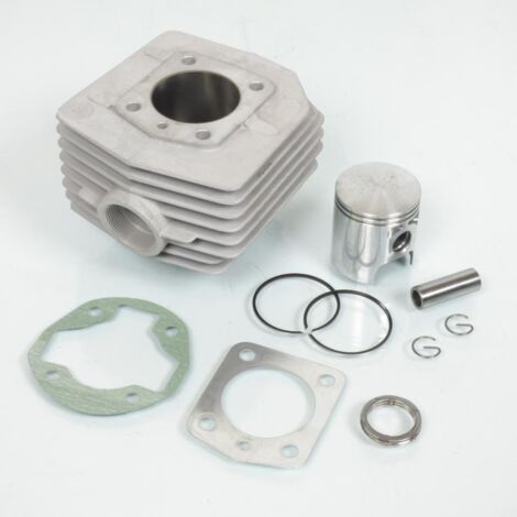 Kit cylindre piston air alu nikasil Malossi pour mobylette MBK 51