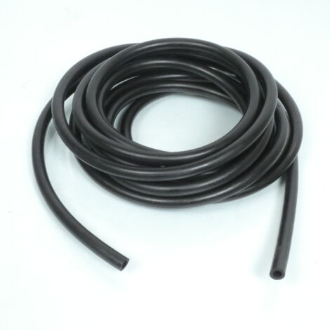 Rouleau de durite d'essence noir Ø8x13.5mm x L7.5m Emgo pour moto (1/2)