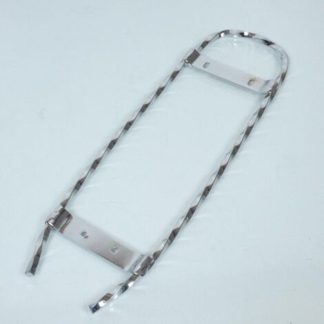 Porte bagage torsadé et chromé pour mobylette Peugeot 50 103 Neuf (1/3)