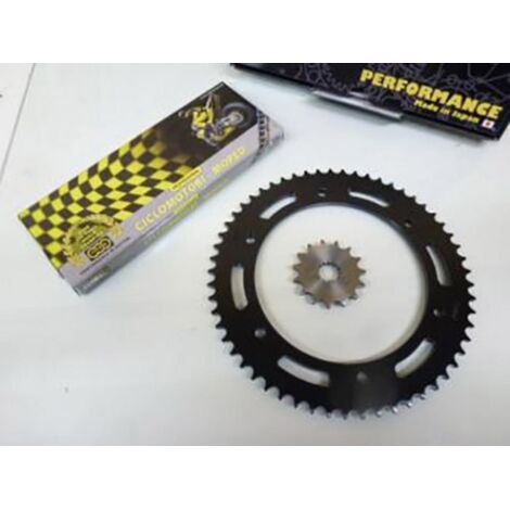 Kit Chaîne Complète Pour Moto Yamaha 125 DTR/RE/X/SM (1989-2006) - Neuf Générique