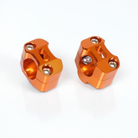 Pontet de guidon Mad pour Auto 22-28mm + H25mm orange clair Neuf (1/2)