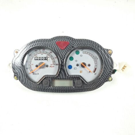 Compteur carbone 80kmh 50mph pour scooter Keeway 50 8 fils 8 (1/5)