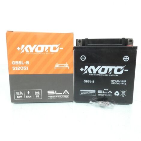 Batterie Kyoto pour Scooter Honda 80 Nh Lead 1983 à 1986 Neuf (1/2)