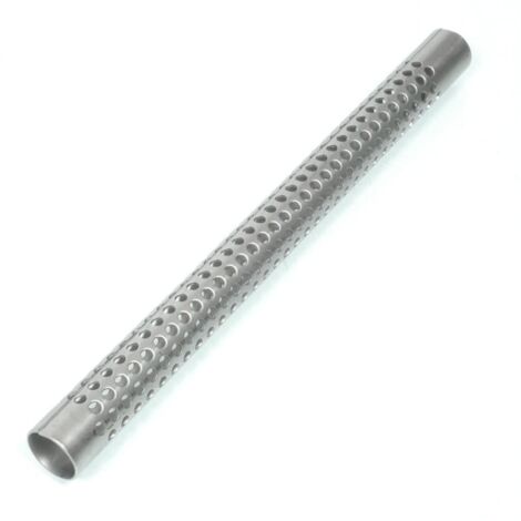 Tube perforé mitraillette pour silencieux de pot d'échappement