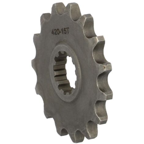 Pignon de sortie de boite Teknix pour Moto Minarelli 50 AM6 15 (1/4)