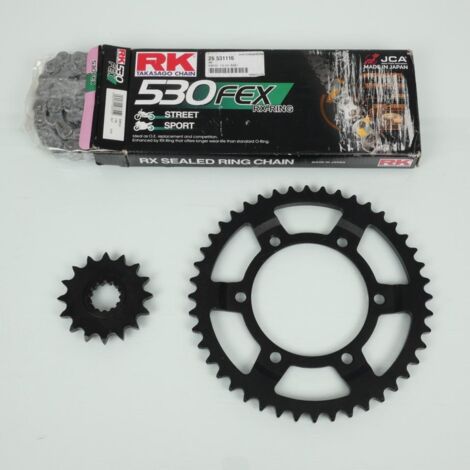 Kit chaîne FE pour moto Yamaha 1000 FZS S FAZER 2003 à 2005 16x44