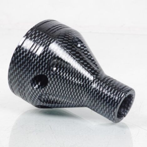 Couvre moyeu de roue arrière carbone One pour scooter Yamaha 500 (1/2)