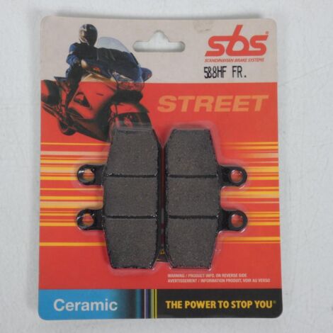 Plaquette de frein SBS pour Moto Honda 125 NSR 1989 à 2001 588HF (1/4)