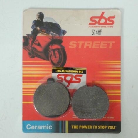 Plaquette de frein SBS pour Moto Kawasaki 900 KZ 1976 514HF Neuf (1/2)