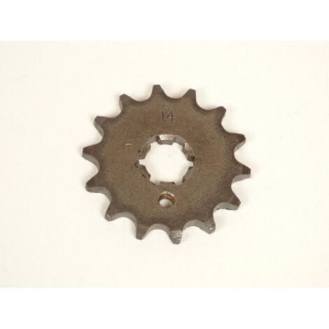 Pignon de sortie de boite pour Moto Kawasaki 80 KX Petite roue (1/4)