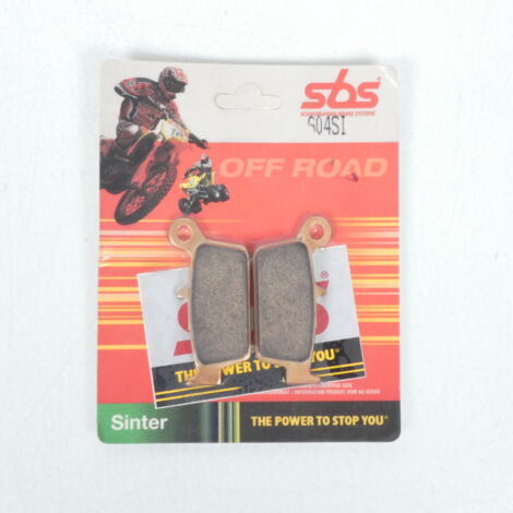 Plaquette de frein SBS pour Moto Gas gas 125 EC 2000 à 2014 604SI (1/2)