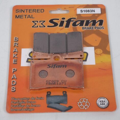 Plaquette de frein Sifam pour Moto Cagiva 125 Planet 1997 à 2004 (1/3)