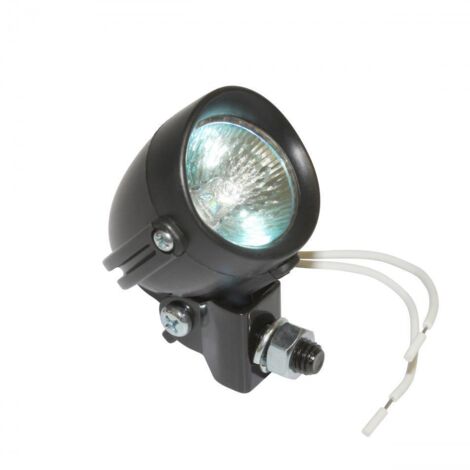 Phare éclairage additionnel noir halogène Replay pour moto (1/2)