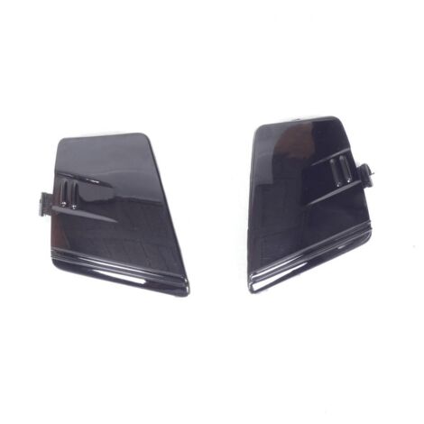 Paire cache latéral casque Shark PIONEER pour moto LP0100 Noir (1/3)