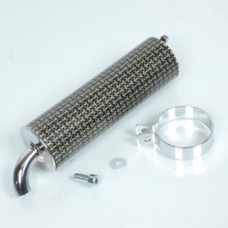 Silencieux cartouche de pot d'échappement 2 vis 37mm kevlar (1/4)