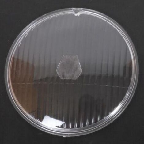 Cabochon vitre d optique avant en plastique Ø127mm transparent