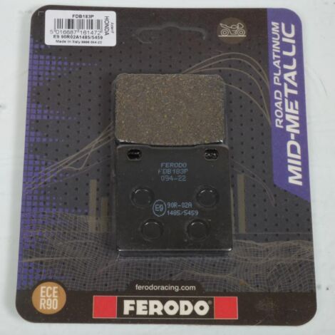 Plaquette de frein Ferodo pour Moto Honda 250 Cb N 1978 à 1980 AV (1/4)