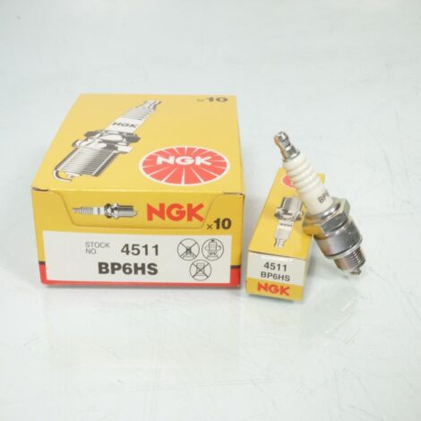 Bougie d'allumage NGK pour Deux Roues Honda 1978 à 1992 BP6HS / (1/4)