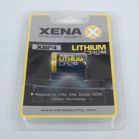Pile Lithium CR2 3V XBP4 pour antivol bloque disque Xena moto (1/2)