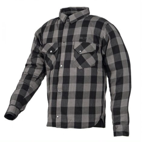 Chemise ville textile pour moto scooter homme Nexone noir gris (1/2)
