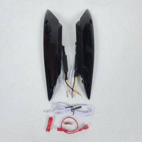 Paire Clignotant Avant Led Séquentiel Fumé Aplus pour scooter (1/5)