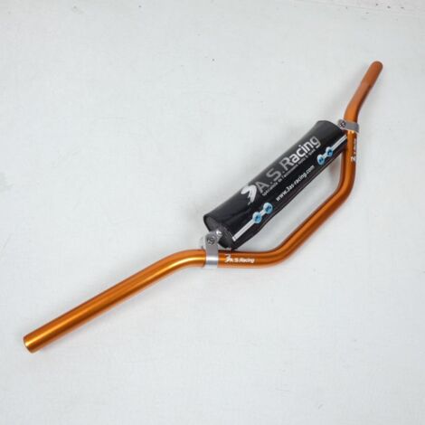 Guidon Ø22mm Orange universel 3AS Racing pour moto KTM 65 SX (1/4)