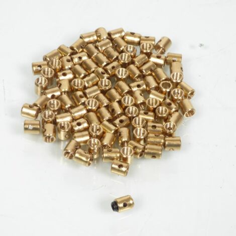 Sachet de 100 serre câble de gaz Ø5mm L6mm pour mobylette cyclo