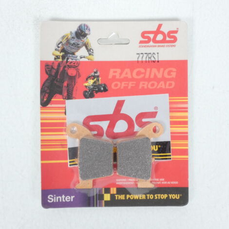 Plaquette de frein SBS pour Moto HM 50 CRE Six 2011 à 2012 AR (1/2)