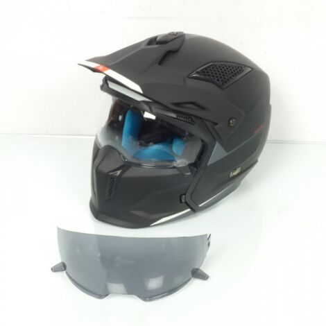 Casque taille XL pour moto trial mentonnière amovible MT